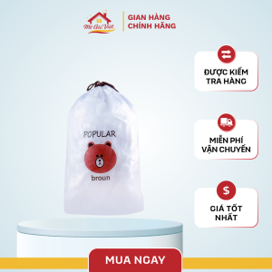 Túi Màng Chun Bọc Thực Phẩm Co Giãn Tốt Dùng Cho Đĩa, Bát 100c/Túi