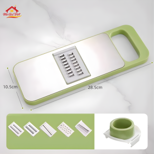 Alternative view of Bộ dụng cụ cắt bào nạo rau củ quả đa năng 6 lưỡi dao chất liệu Inox 304 không gỉ