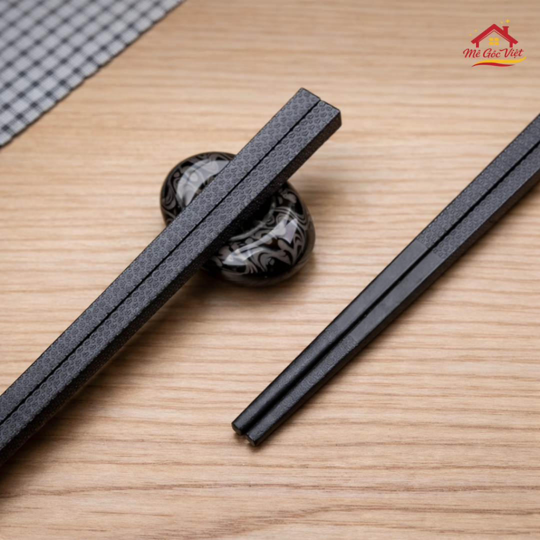 Đũa Kháng Khuẩn Chịu Nhiệt Chống Trượt Thiết Kế Bền Nhẹ (set/10c) - Ảnh 2