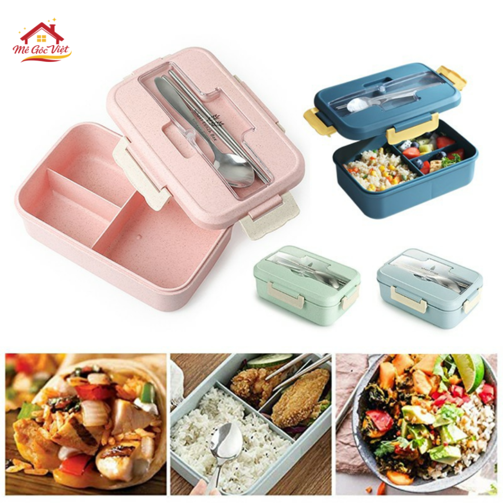 Hộp cơm ba ngăn là gì? Giải pháp đựng cơm tiện lợi mỗi ngày