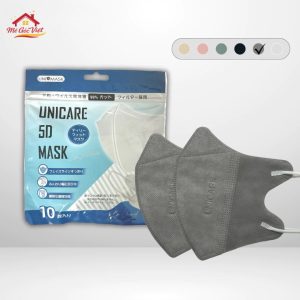 Khẩu Trang 5D Uni Mask UniCare Xám