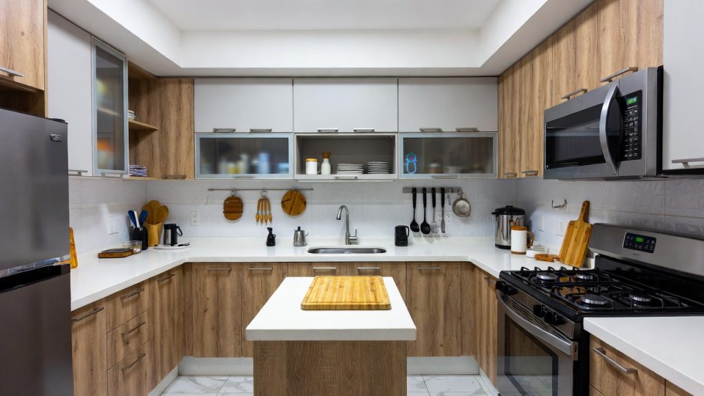 cách sắp xếp nhà bếp gọn gàng sạch sẽ