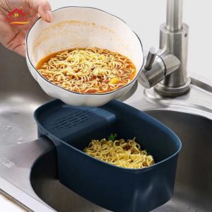 Khay Nhựa Kẹp Bồn Rửa Lọc Rác Đa Năng Tiện Lợi