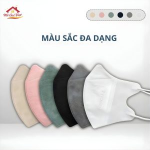 Alternative view of Khẩu Trang 5D Uni Mask UniCare 3 Lớp Kháng Khuẩn Hàng Chính Hãng Lọc Bụi Mịn