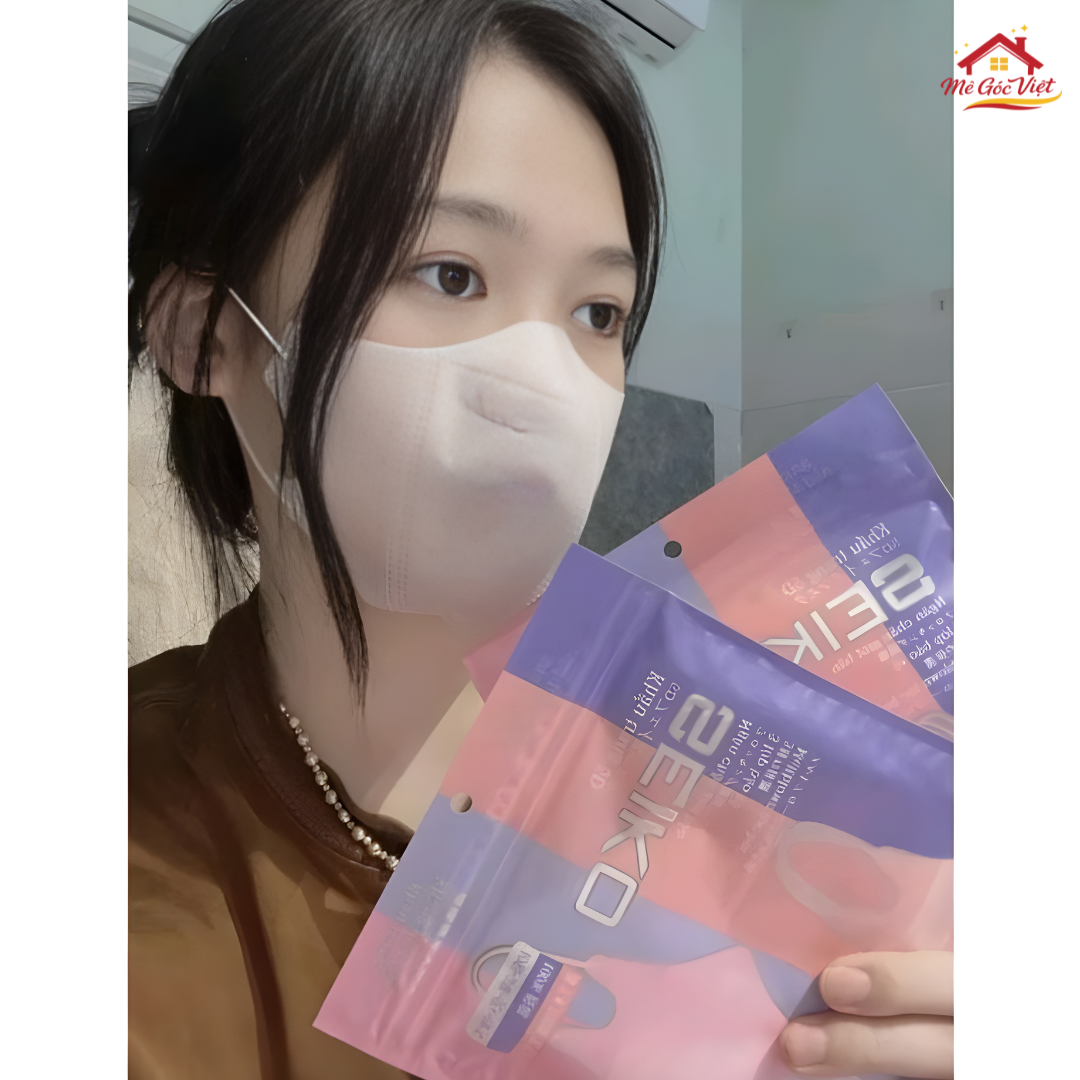 Khẩu Trang 5D SEIKO Hàng Chính Hãng 3 Lớp Kháng Khuấn Lọc Bụi Mịn Chống Tia UV - Ảnh 5