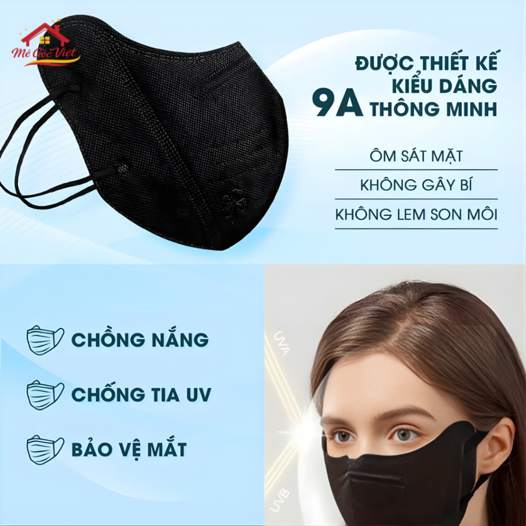 Top 7 Khẩu Trang Chống Tia UV Tốt Nhất 2026: Bảo Vệ Da, Chống Nám Sạm