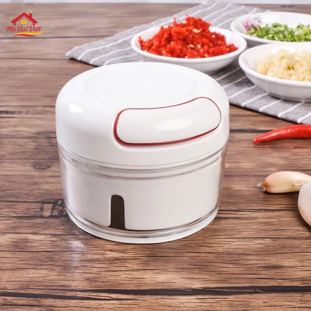 Máy Xay Tỏi Ớt Mini Cầm Tay Tiện Lợi, Nhỏ Gọn, Dễ Sử Dụng - Ảnh 4