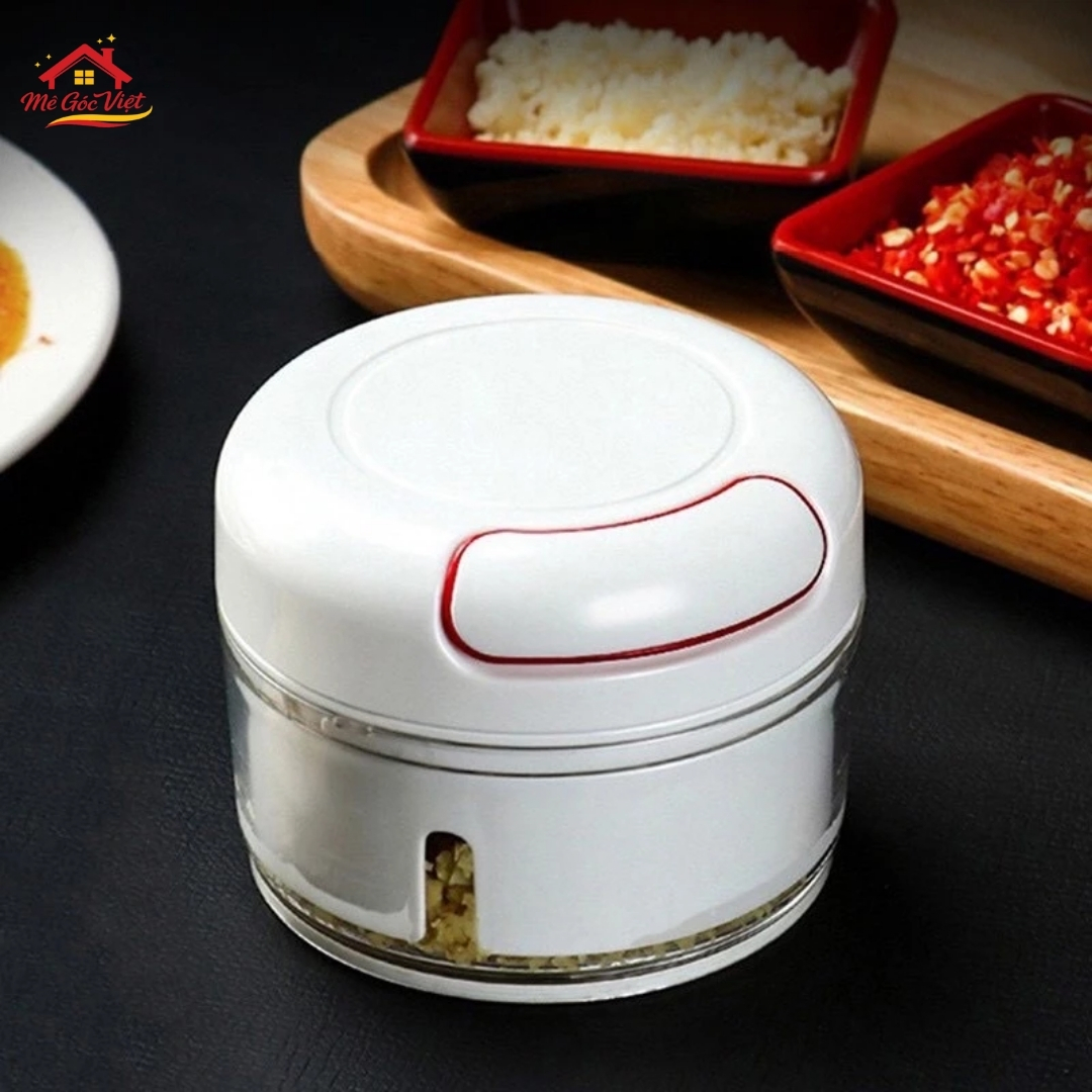 Máy Xay Tỏi Ớt Mini Cầm Tay Tiện Lợi, Nhỏ Gọn, Dễ Sử Dụng - Ảnh 5