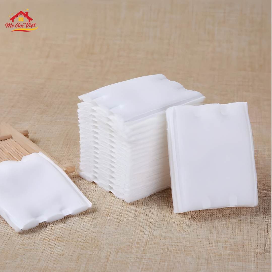 Bông Tẩy Trang Cotton Pads 3 Lớp Cao Cấp 222 Miếng – Mềm Mịn, An Toàn Cho Mọi Loại Da - Ảnh 6