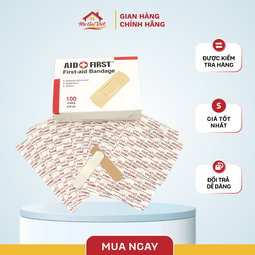 Băng Gâu Dán Vết Thương Aid First
