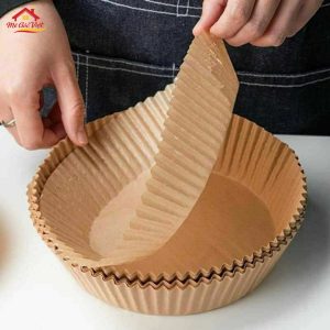 Alternative view of [Set 50] Giấy Lót Nồi Chiên Không Dầu Chống Dính Tiện Dụng, Chịu Nhiệt Tốt