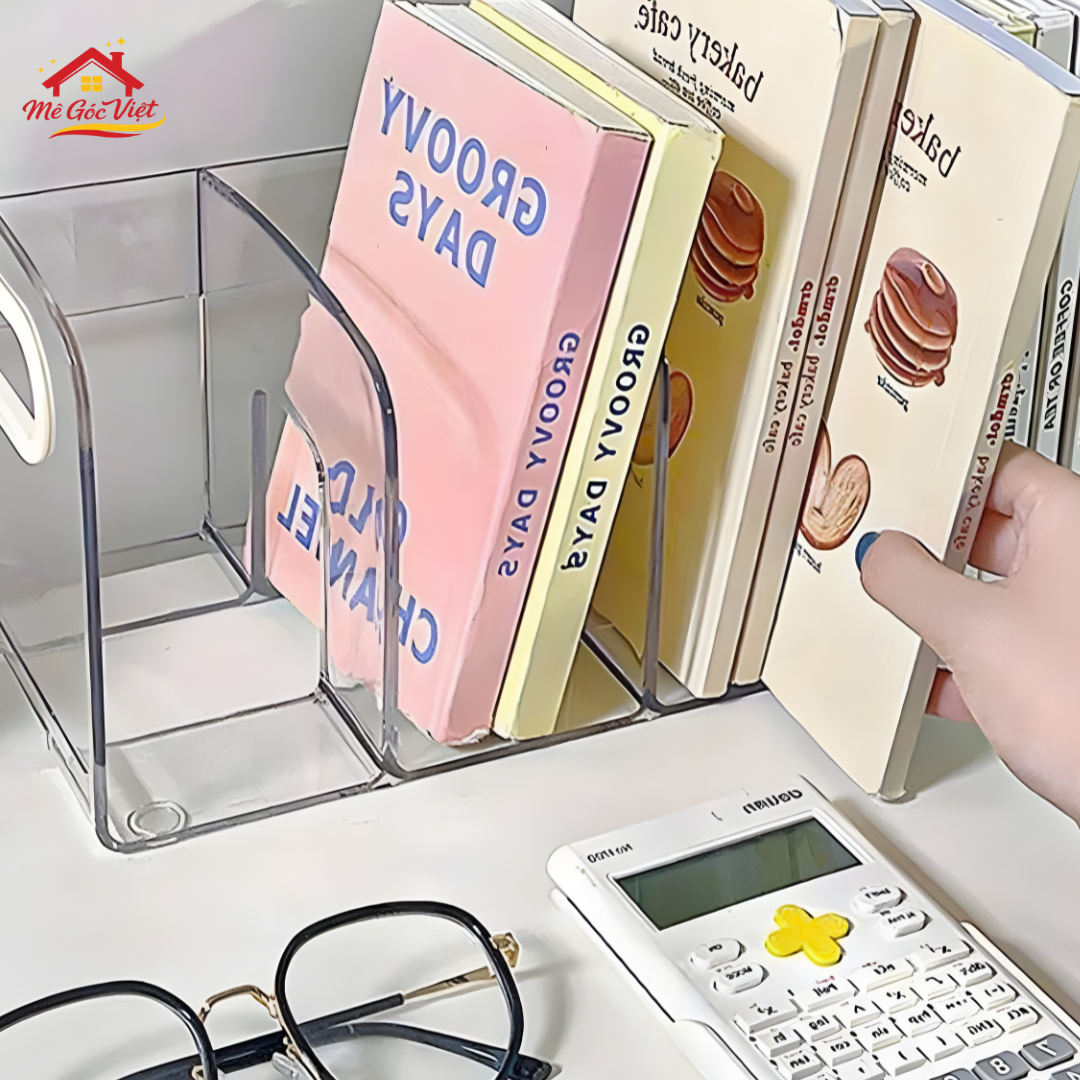 Kệ Nhựa Trong Suốt Đựng Sách Vở – Giải Pháp Sắp Xếp Không Gian Gọn Gàng, Hiện Đại - Ảnh 3