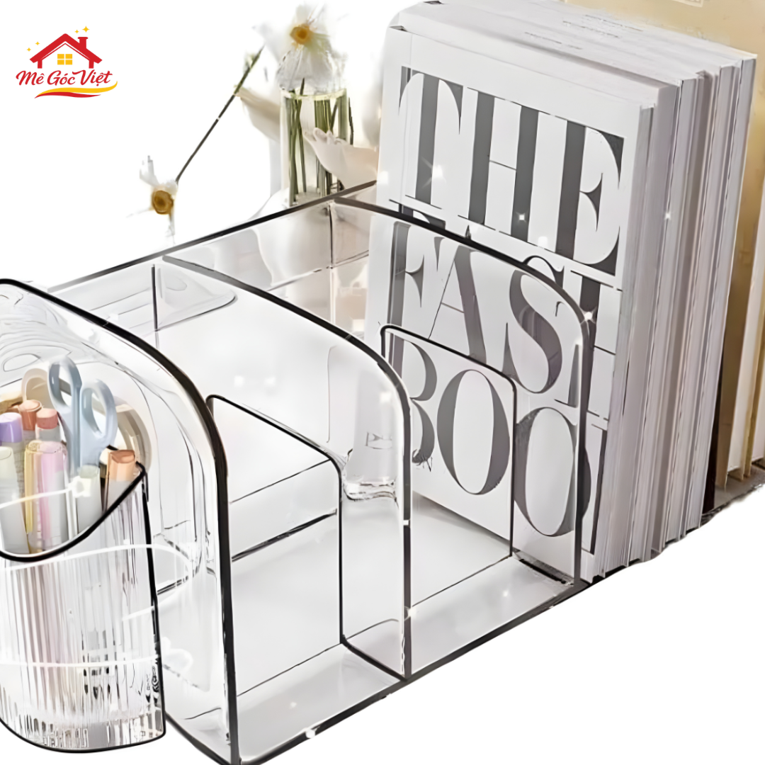 Kệ Nhựa Trong Suốt Đựng Sách Vở – Giải Pháp Sắp Xếp Không Gian Gọn Gàng, Hiện Đại - Ảnh 4
