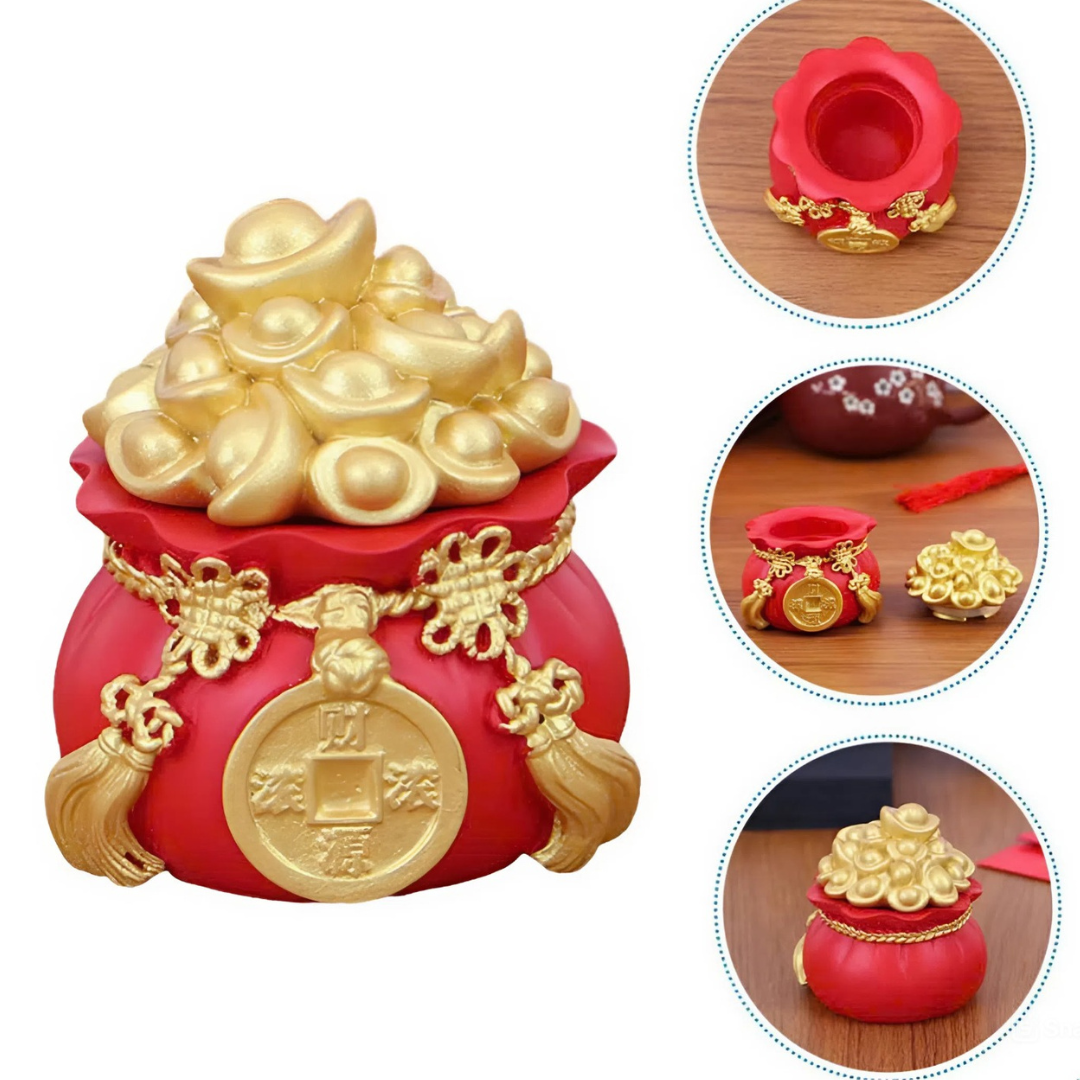 hũ gạo muối trên ban thờ thần tài