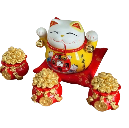 hũ gạo muối trên ban thờ thần tài