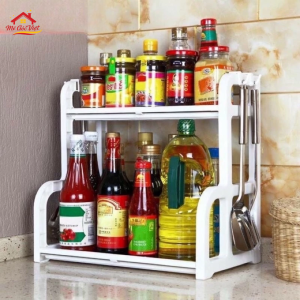 Kệ gia vị đa năng, đựng gia vị, ống đũa, giao thớt 2 tầng 3 tầng chính hãng