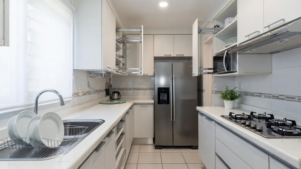 cách sắp xếp nhà bếp gọn gàng sạch sẽ