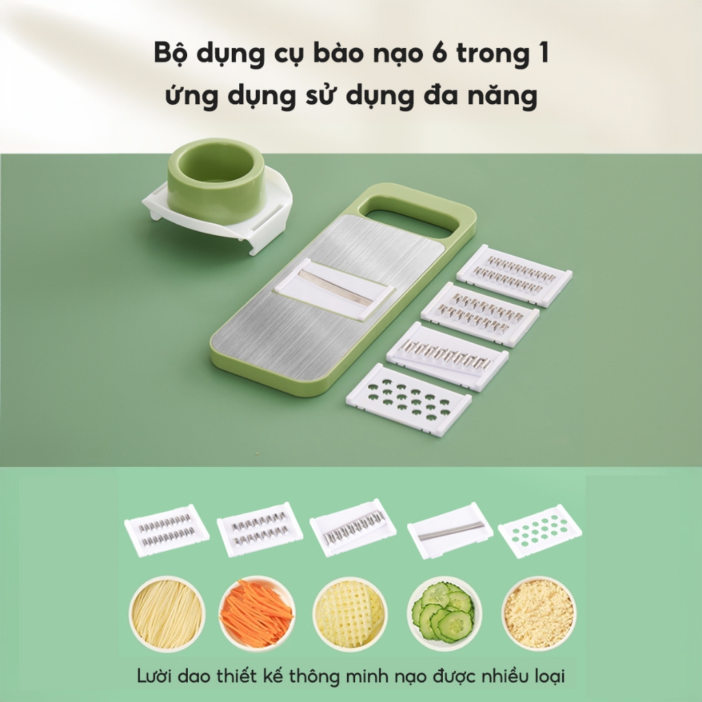 Bộ dụng cụ thái rau củ 4 món