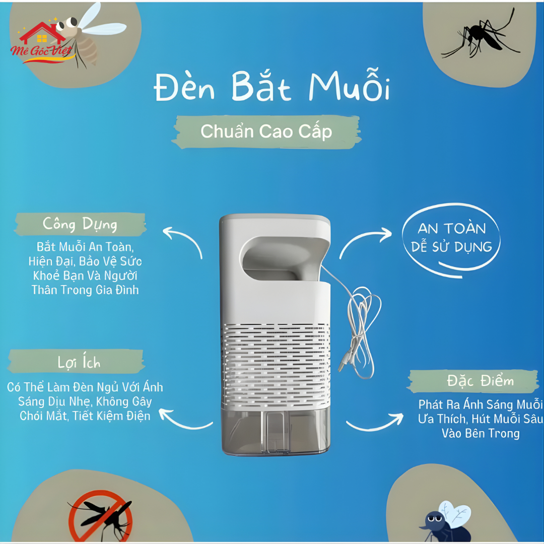 Đèn Bắt Muỗi Có Hiệu Quả Không? Sự Thật Đằng Sau Công Nghệ Diệt Muỗi 2026