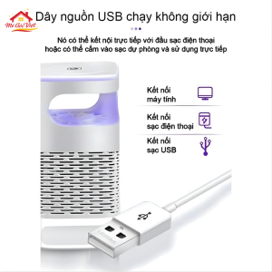 Đèn Bắt Muỗi Thế Hệ Mới – Diệt Côn Trùng & Làm Đèn Ngủ Dịu Nhẹ